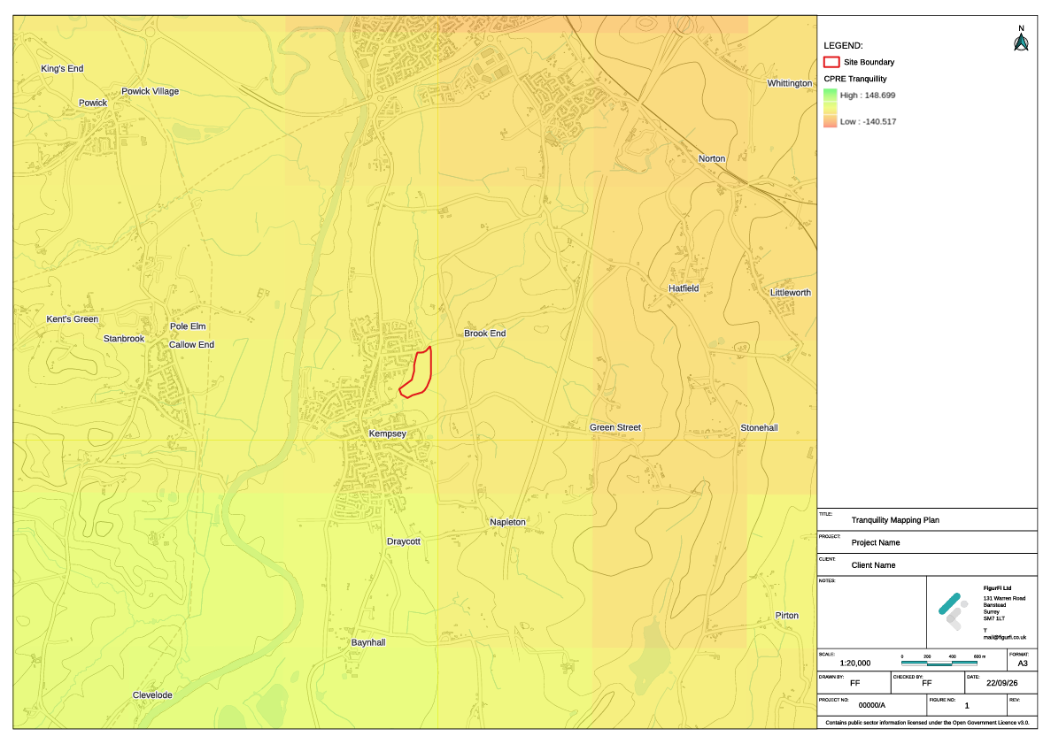 Tranquility Mapping